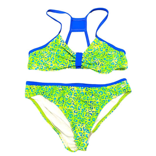 Speedo Girls size 16 leopard bikini swimsuit