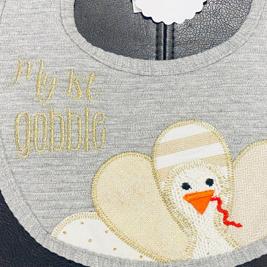 New Mudpie Thanksgiving bib gift