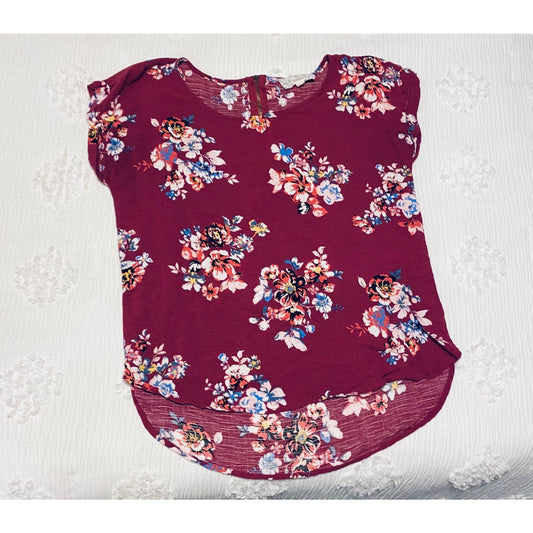 Large Pink Republic floral top