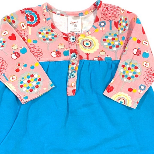12 months Zutano fall apple dress