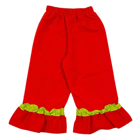 3T Christmas ruffle pants