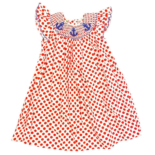 Size 2 smocked anchor dress