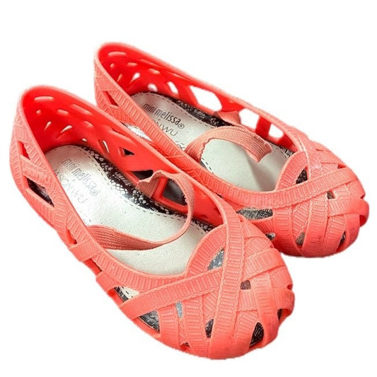 Size 6 Mini Melissa Mini Jean Jason Wu ballet flats