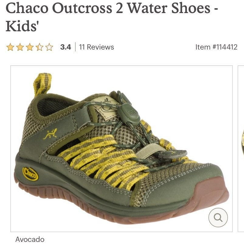Size 2 youth Chaco Kids Outcross 2 Water Shoes