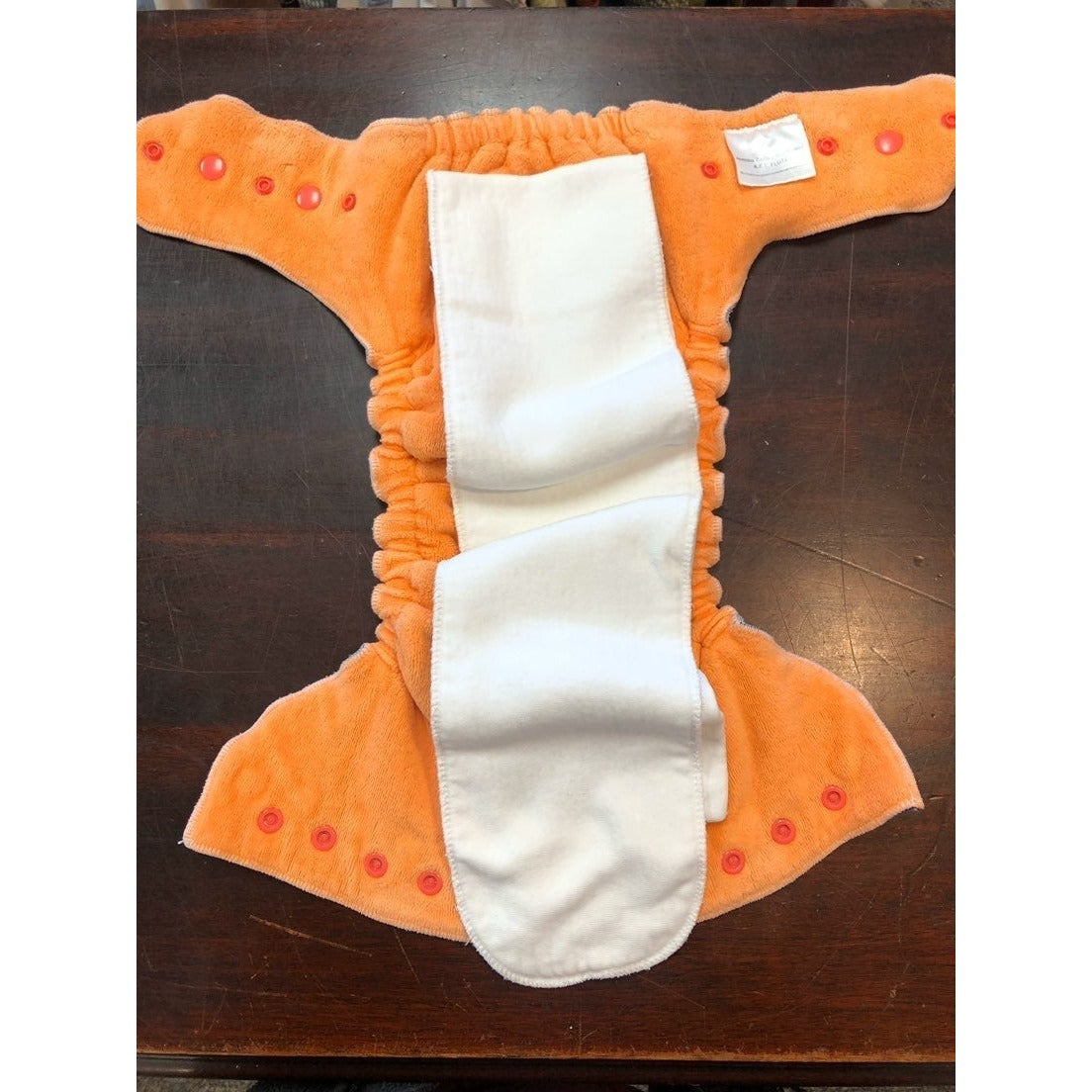 Tie dye tiger cloth diaper & insert