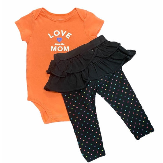 24 months girls Valentine's Day outfit