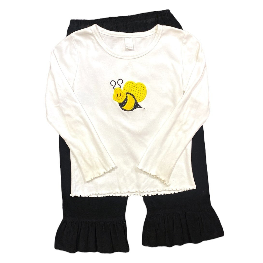 Size 7/8 Bumblebee ruffle outfit