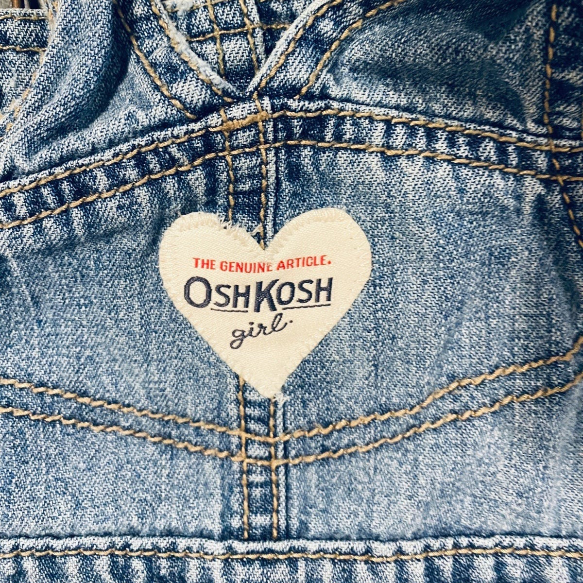 18 months OshKosh Overall denim ruffle dress