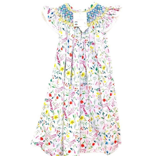 New 3t girls smocked floral Dress