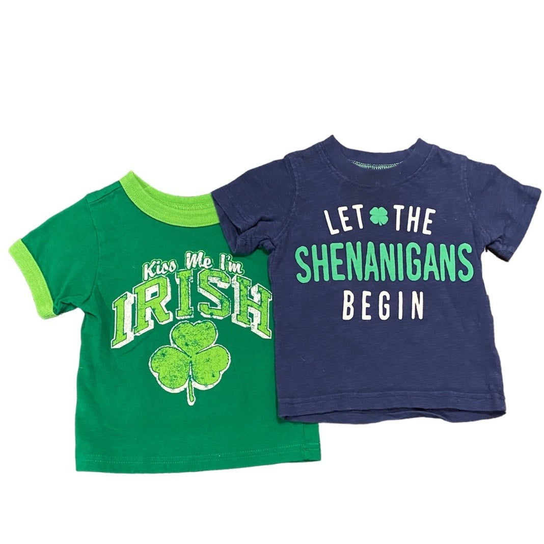 Boys 12-18 months St. Patrick’s day tees bundle