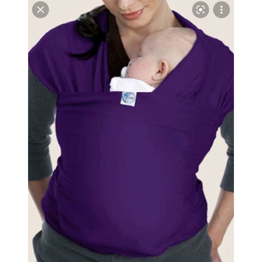 Purple moby wrap classic baby carrier