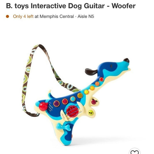 B. toys Interactive Dog Guitar - Woofer