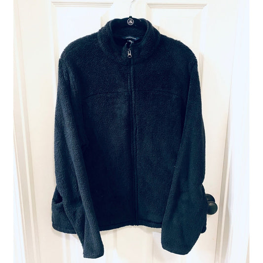 XL 18/20 Lands’ End black fleece jacket