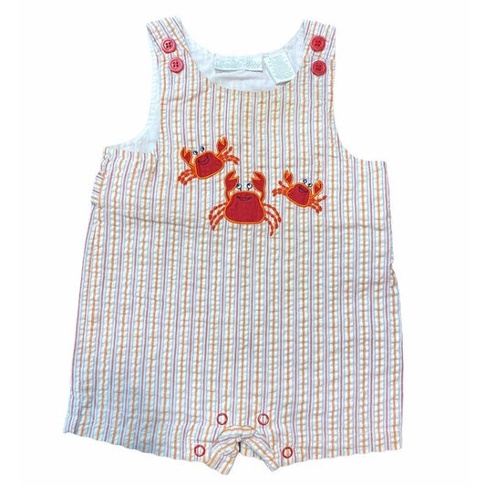 12 months crab romper