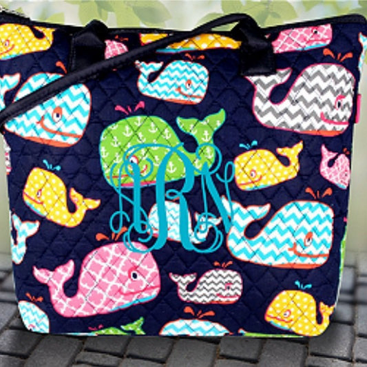 New whale tote bag