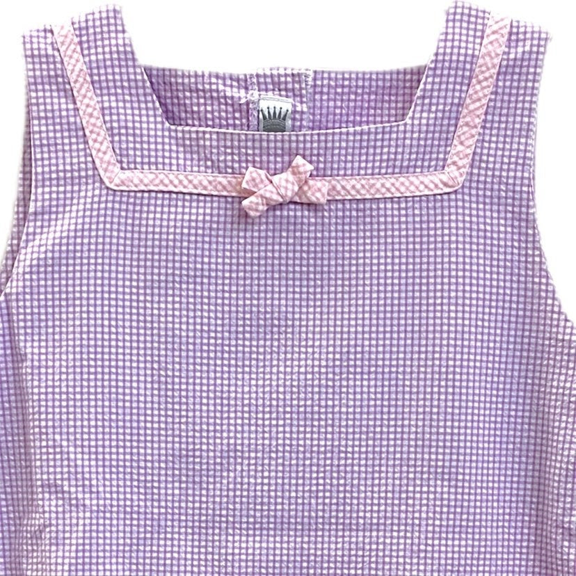Size 6 purple gingham dress