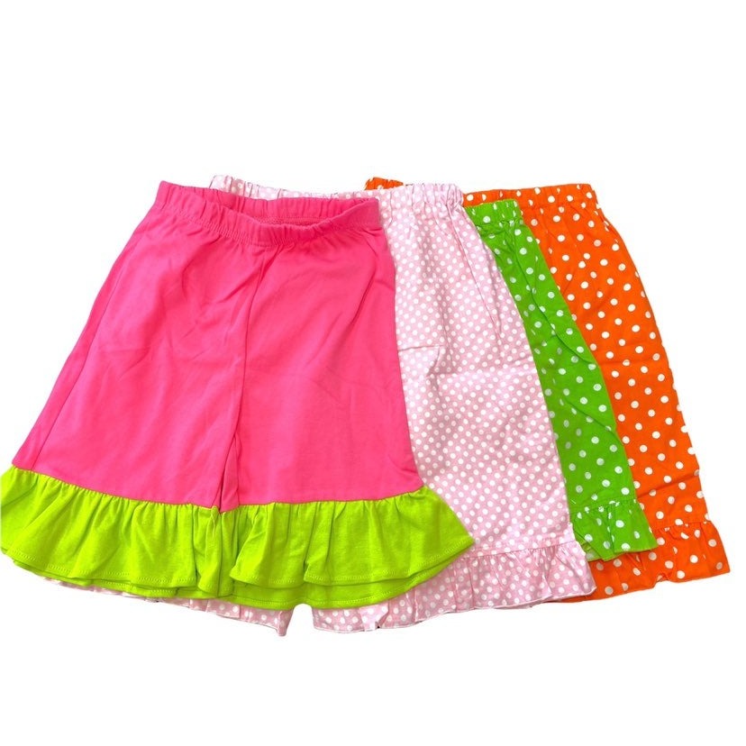 Size 8/10 ruffle shorts bundle