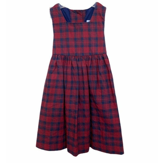 3T fall plaid dress