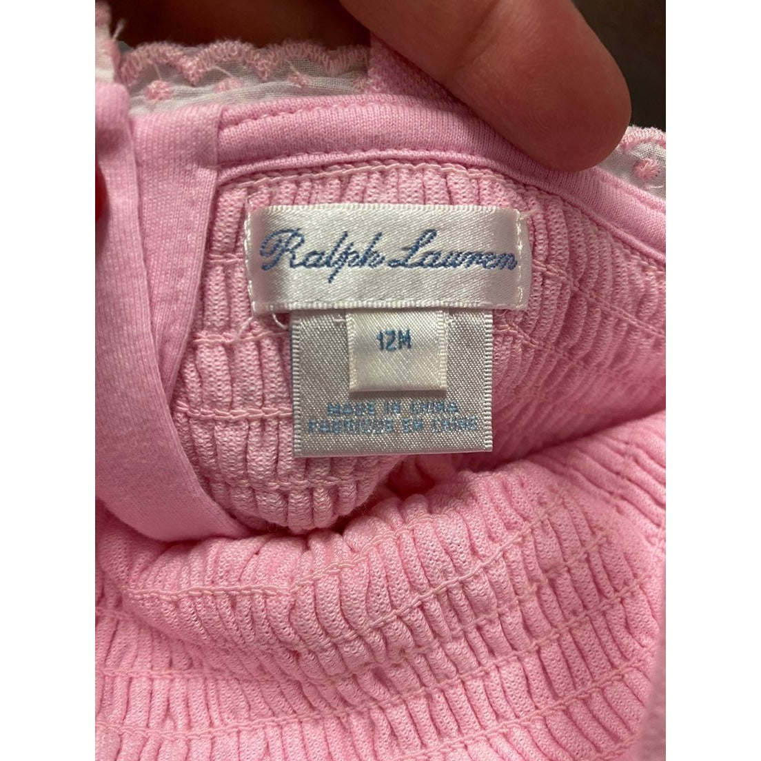 12 months smocked Ralph Lauren dress