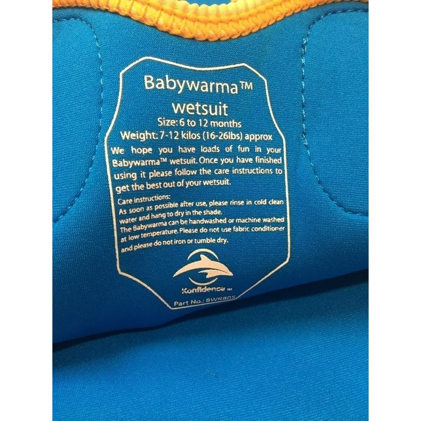 Babywarma Wet Suit Konfidence 6-12 Months