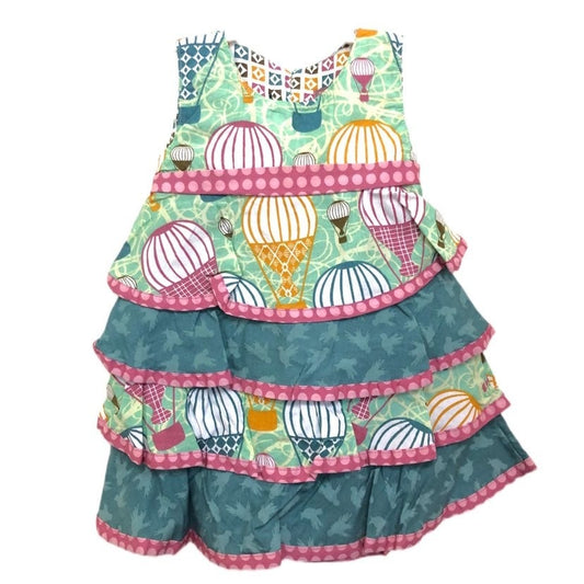 New 24 months Jelly the pug hot air balloons dress