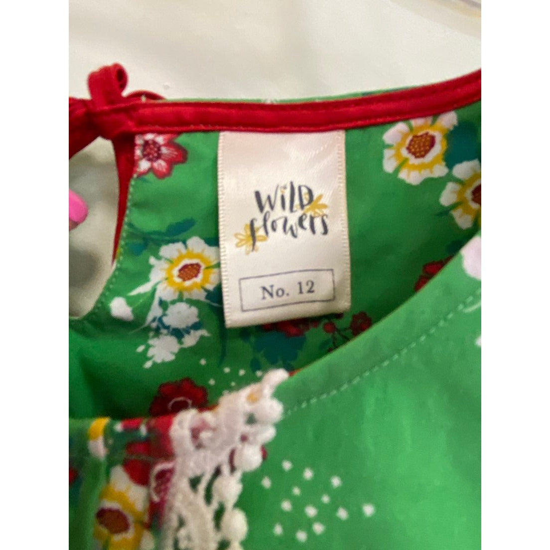 Size 12 Wildflowers top