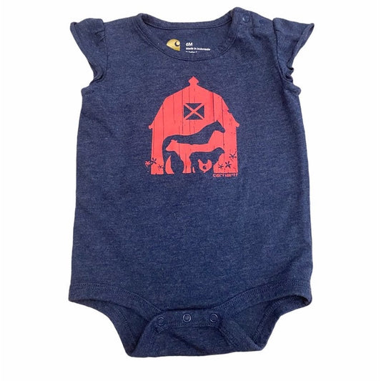 6 months Carhartt farm romper