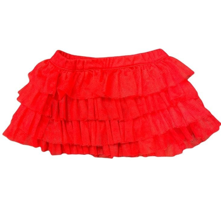 Size 2 Kelly's Kids red tutu skirt