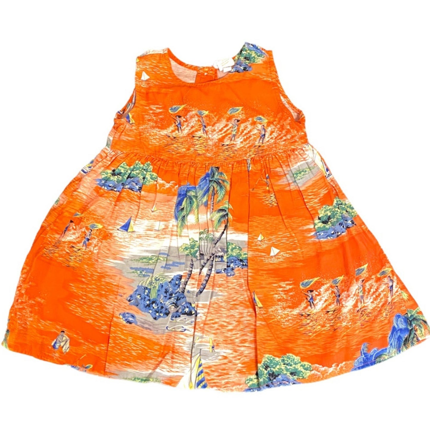 Size 2 vintage baby Gap Hawaiian dress