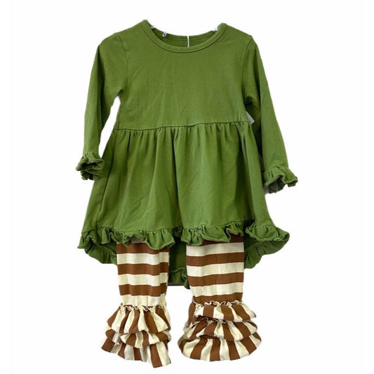 Size 4 fall ruffle Outfit