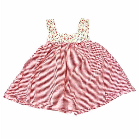 Size 3 red gingham boutique top