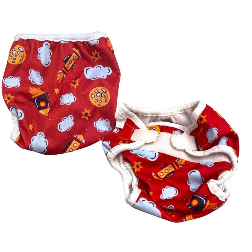 Bummis Medium cloth diaper cover velcro Super whisper wrap