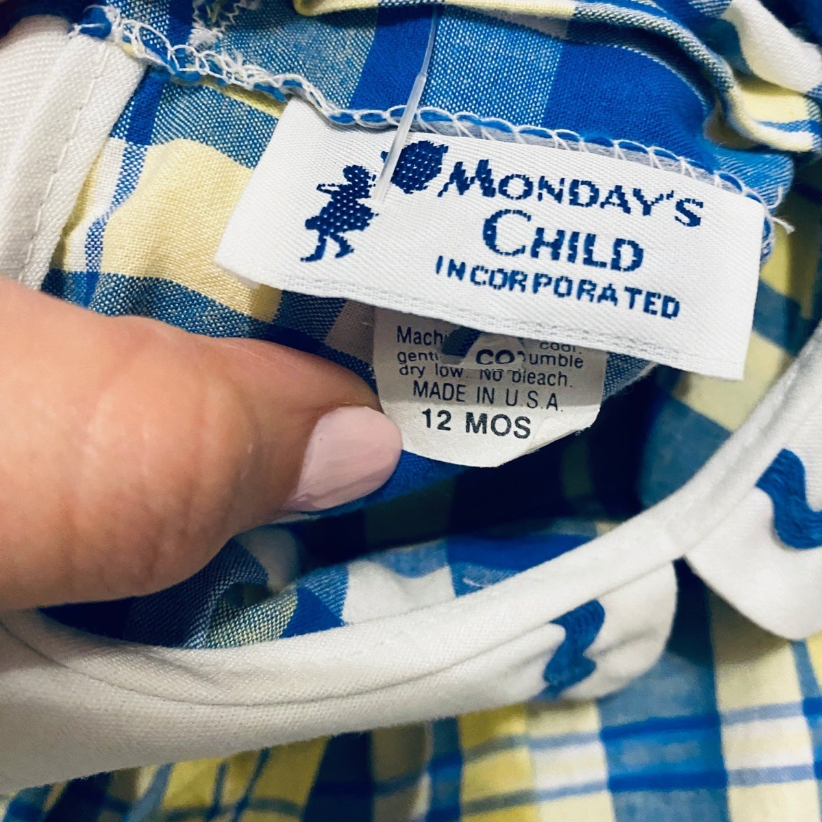 12 months vintage Mondays child dress