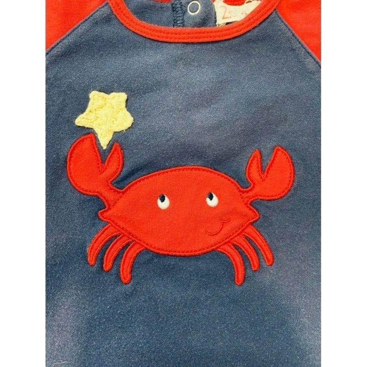 2T crab appliqué T-shirt