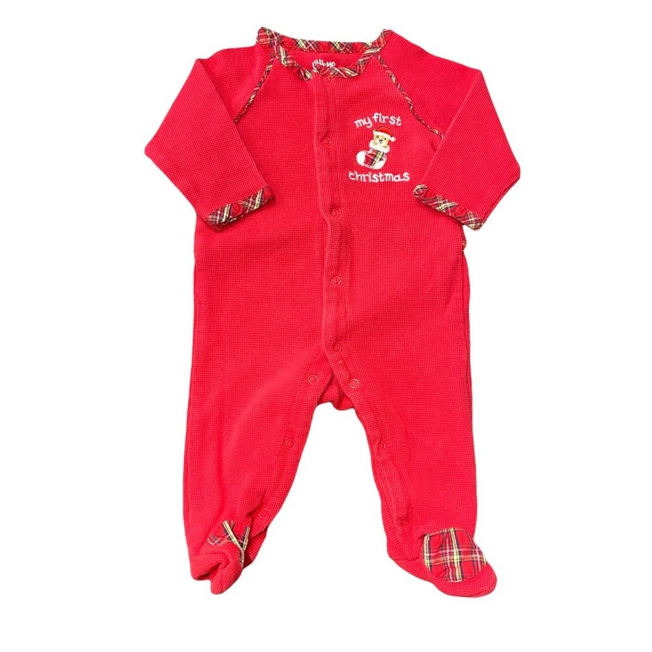 3 months My First Christmas romper