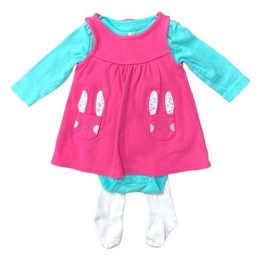 3 months Easter bunny dress bundle