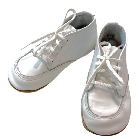 Size 4.5 white vintage hard bottom shoes