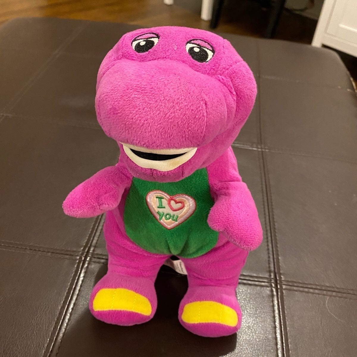 Singing Barney plush toy