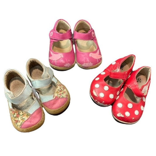 Girls 4/5 toddler shoe bundle Livie & Luca & Puddle Jumpers