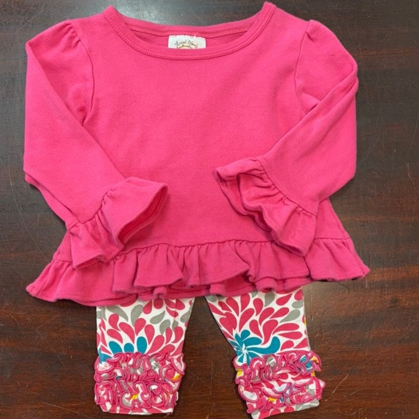 6 months boutique ruffle outfit