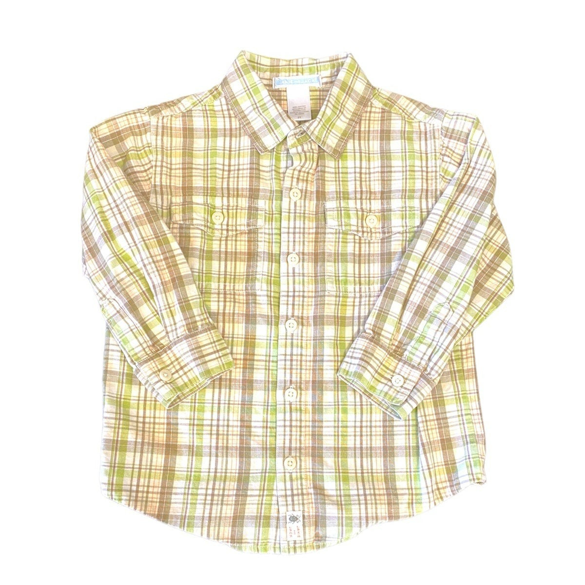 3T Janie and Jack Button Down fall shirt