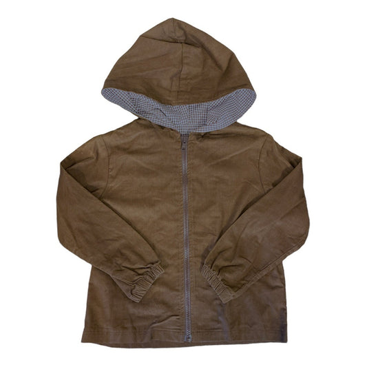 5/6 Ragsland brown hooded jacket