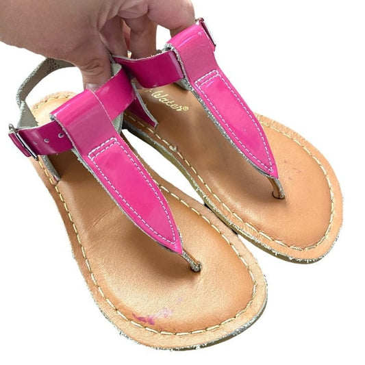 Size 12 pink Sunsans sandals