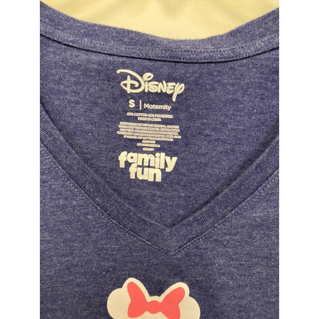 Small maternity Disney shirt