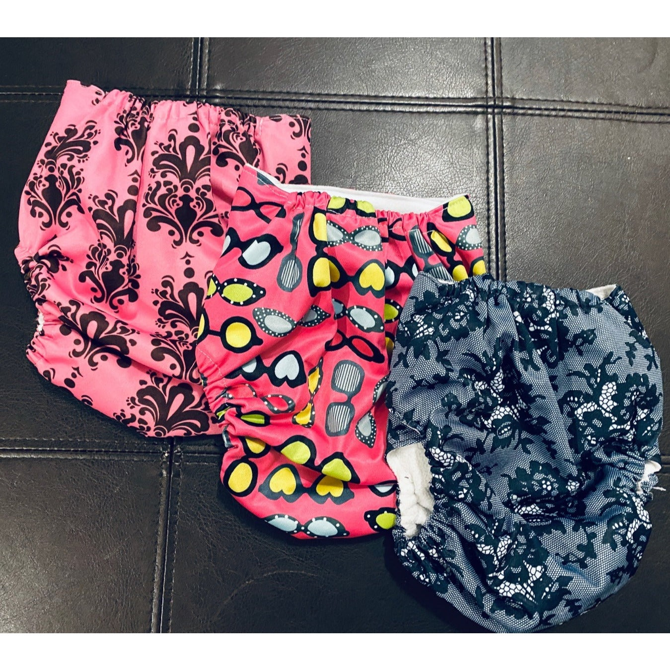 Girls pocket cloth diapers bundle