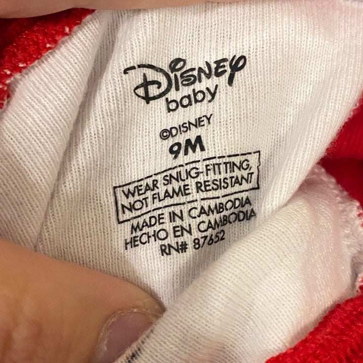 9 months Mickey Mouse Christmas pajamas