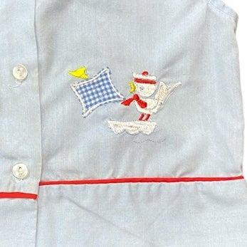 Vintage sailor duck diaper shirt