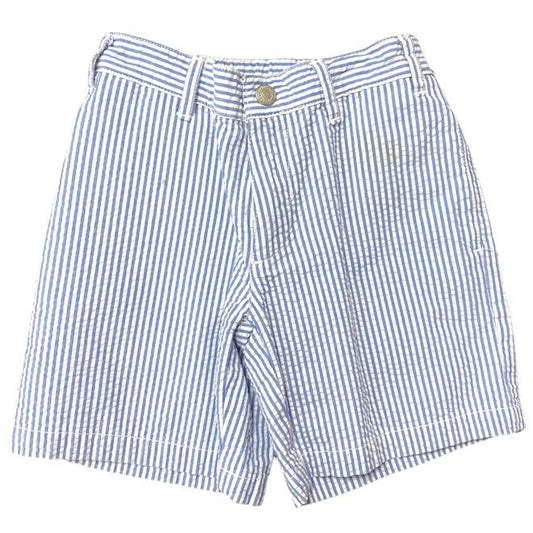 Boys size 4 blue seersucker Lands' End shorts