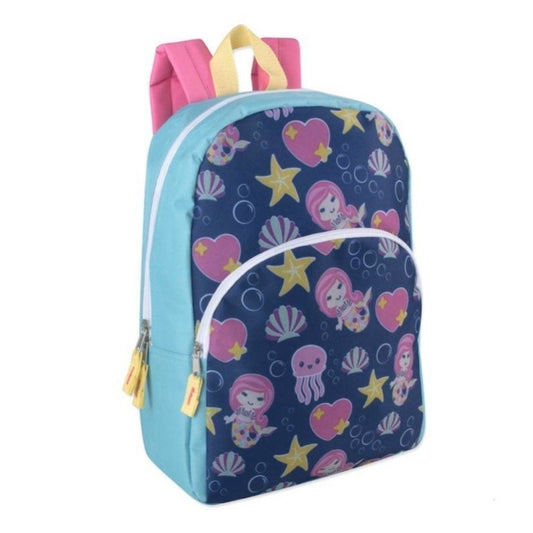 New 15" Toddler Backpack mermaid