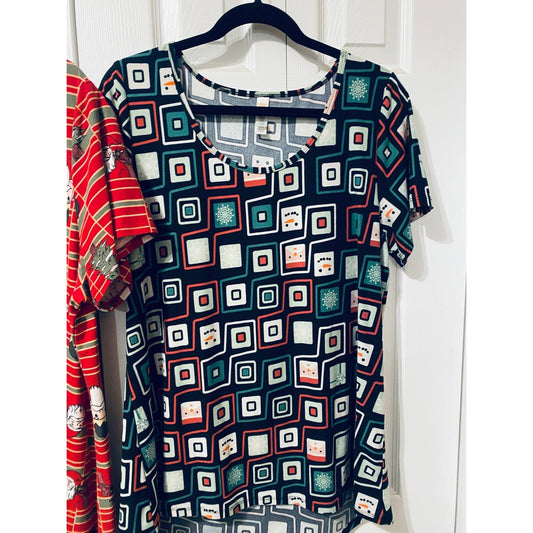 Lularoe Christmas top Large